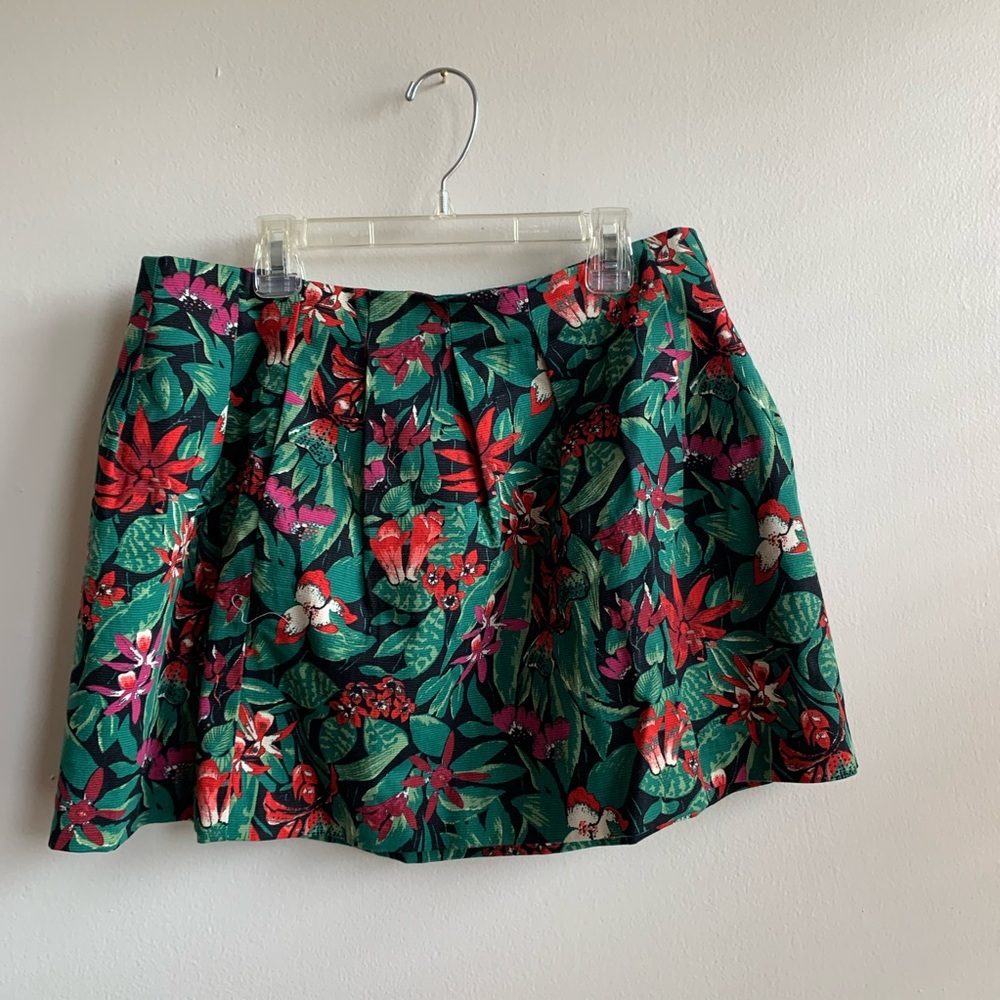 Floral Mini Skirt
